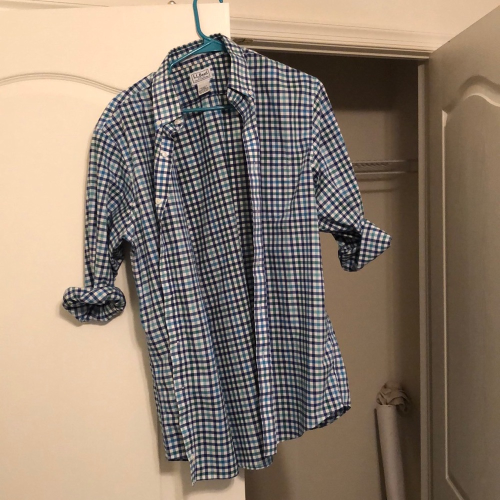 LL Bean wrinkle free button down